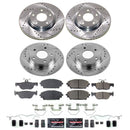 PowerStop Z23 Daily Driver Carbon-Fiber Ceramic Brake Pad and Drilled & Slotted