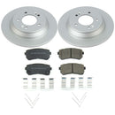 PowerStop Genuine Geomet Coated Rotor and Low-Dust Ceramic Brake Pad Kit