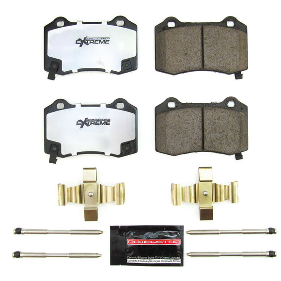 PowerStop Z26 Street Performance Carbon-Fiber Ceramic Brake Pads With Hardware