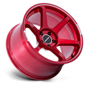 18x9.5 Motegi MR160 Battle VI Cherry Red Metallic 5x114.3 ET40 Wheel
