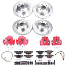 PowerStop Z23 Daily Driver Carbon-Fiber Ceramic Pads Drilled & Slotted Rotor & C