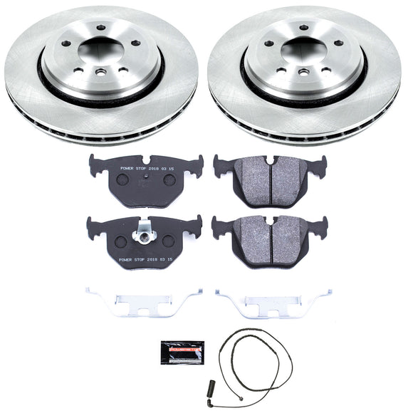 PowerStop Track Day Spec High-Performance Brake Pad and Rotor Kit