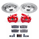 PowerStop Z23 Daily Driver Carbon-Fiber Ceramic Pads Drilled & Slotted Rotor & C