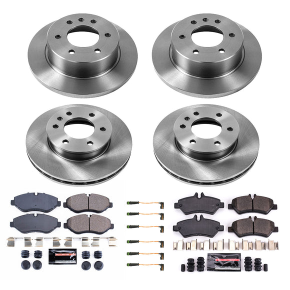 PowerStop Z23 Daily Driver Carbon-Fiber Ceramic Brake Pad and Drilled & Slotted