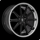 20x10.5 Curva C24 Gloss Black Stainless Chrome Lip 5x114.3 ET35 wheel/rim-1