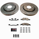 PowerStop Z36 Carbon-Fiber Ceramic Brake Pad with Drilled and Slotted Rotor Kit