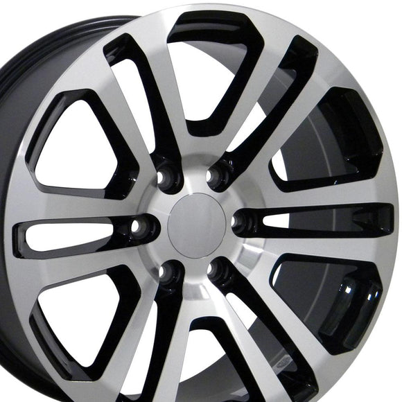 20" Replica Wheel CV99 Fits GMC Sierra Rim 20x9 Machined Wheel