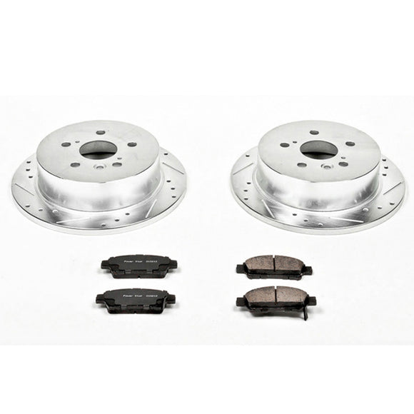 PowerStop Z23 Daily Driver Carbon-Fiber Ceramic Brake Pad and Drilled & Slotted