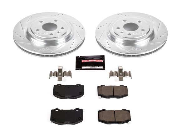 PowerStop Z23 Daily Driver Carbon-Fiber Ceramic Brake Pad and Drilled & Slotted