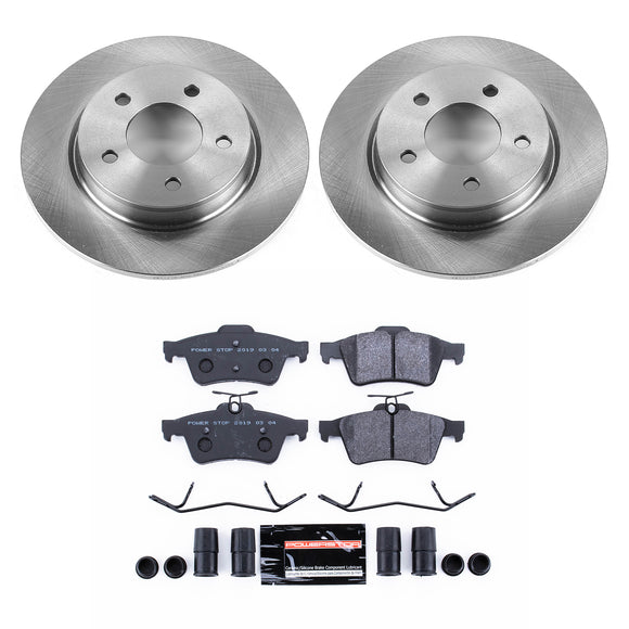 PowerStop Track Day Spec High-Performance Brake Pad and Rotor Kit