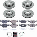 PowerStop OE Stock Replacement Low-Dust Ceramic Brake Pad and Rotor Kit