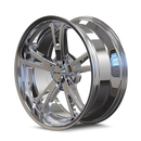20x8.5 Ridler 606 Chrome 5x120.65 ET0 wheel/rim
