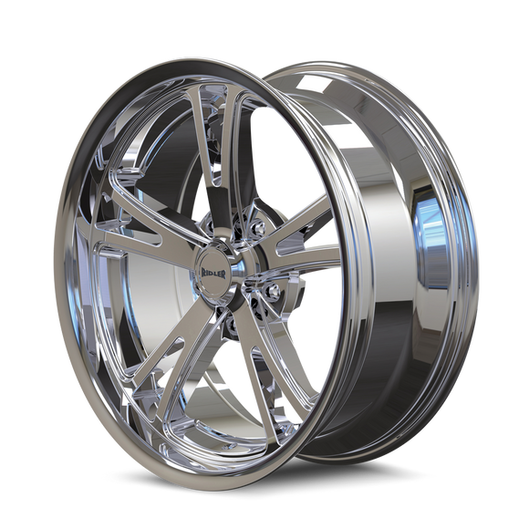 20x8.5 Ridler 606 Chrome 5x120.65 ET0 wheel/rim