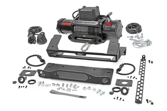 Rough Country 12000S High Winch Mount Kit For Ford Bronco 4WD 21-25