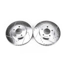 PowerStop Evolution Drilled Slotted Rotors Pair Front For Pontiac Aztek