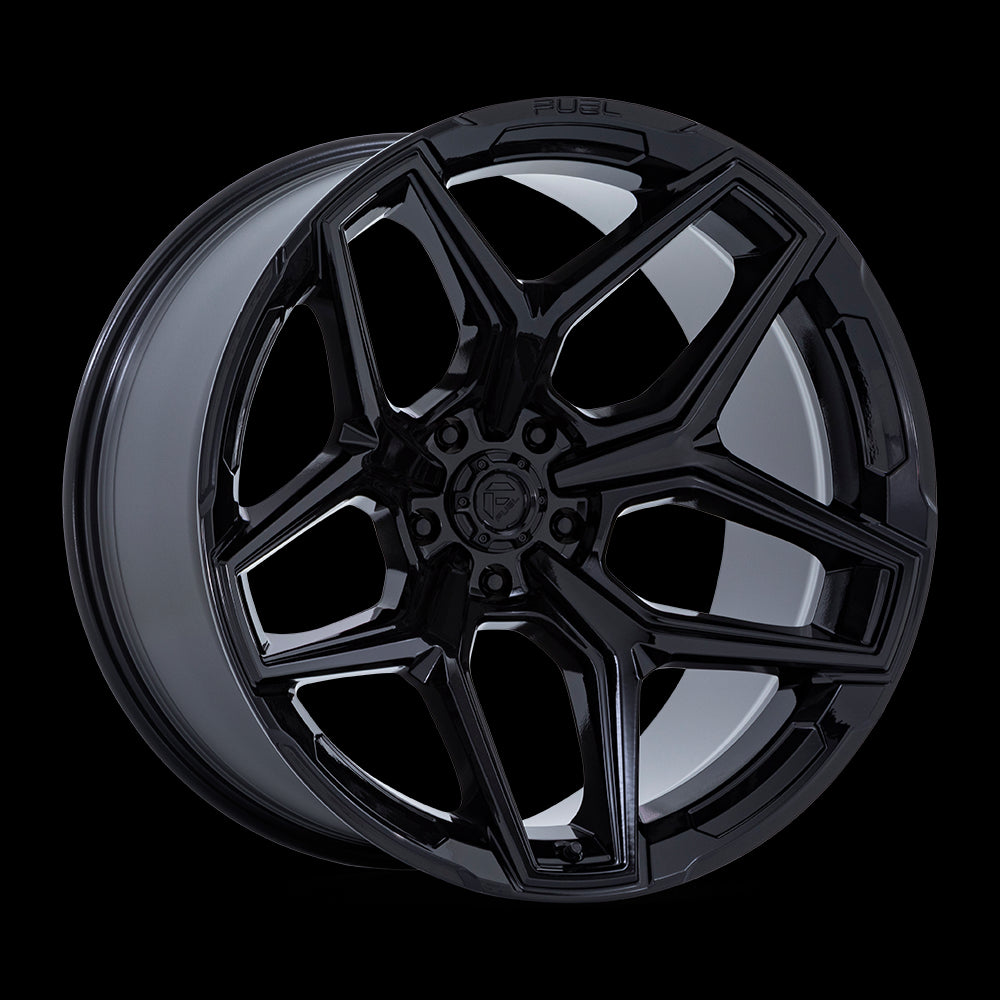 22X12 Fuel 1PC Flux Gloss Black 6X135 ET-44 Wheel Rim