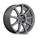 22X9.5 Status Mammoth Matte Anthracite 5X114.3 5X4.5 ET30 Wheel Rim-1