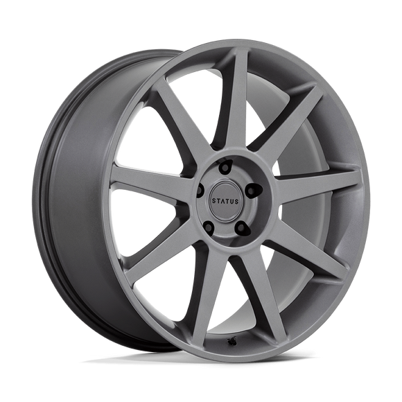 22X9.5 Status Mammoth Matte Anthracite 5X114.3 5X4.5 ET30 Wheel Rim