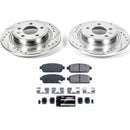 PowerStop Z23 Daily Driver Carbon-Fiber Ceramic Brake Pad and Drilled & Slotted