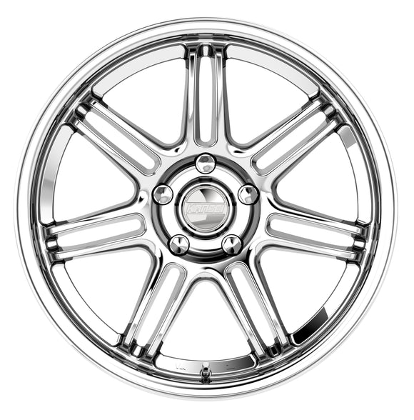19x10.5 Kansei K17X Seven Chrome 5x120 ET22 CB72.56 Wheel