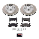 PowerStop Semi-Coated Rotor and Low-Dust Ceramic Brake Pad Kit