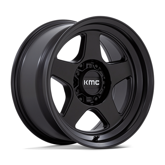 17X8.5 KMC KM728 Lobo Matte Black 6X139.7 6X5.5 ET-10 Wheel Rim