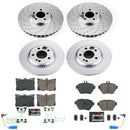 PowerStop Genuine Geomet Coated Rotor and Carbon-Fiber Ceramic Brake Pad Kit