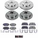 PowerStop OE Stock Replacement Low-Dust Ceramic Brake Pad and Rotor Kit