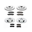 PowerStop Z23 Daily Driver Carbon-Fiber Ceramic Brake Pad and Drilled & Slotted