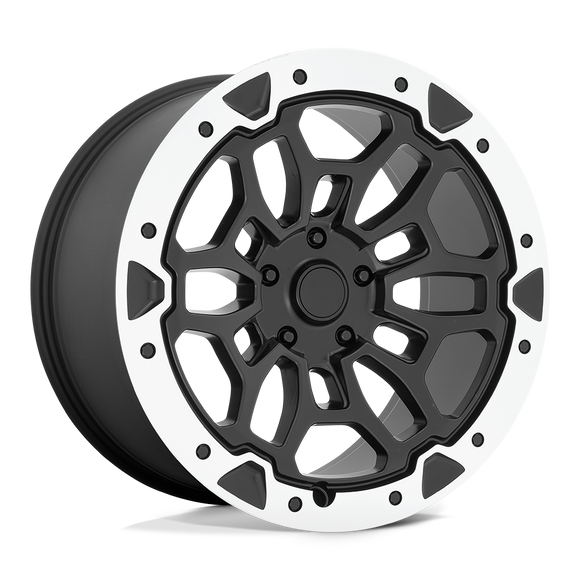 22X10 OE CREATIONS PR215 Matte Black Machined 6X139.7 ET19 wheel/rim
