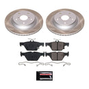 PowerStop Semi-Coated Rotor and Low-Dust Ceramic Brake Pad Kit