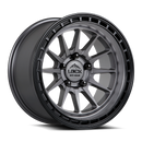 17x9 Lock Off-Road Baja Matte Gray Matte Black 6x139.7 ET-12 Wheel Rim-3