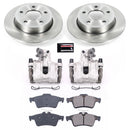 PowerStop OE Stock Replacement Low-Dust Ceramic Brake Pad, Rotor and Caliper Kit