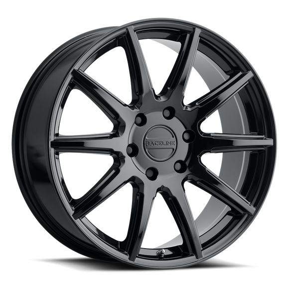 20x8.5 Raceline 159B Gloss Black 5x114.3 5x4.5 ET35 Wheel Rim
