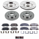 PowerStop OE Stock Replacement Low-Dust Ceramic Brake Pad and Rotor Kit