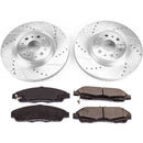 PowerStop Z23 Daily Driver Carbon-Fiber Ceramic Brake Pad and Drilled & Slotted