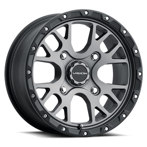 14x7 Vision 545 Rocker Satin Grey 4x136 ET38 Wheel Rim