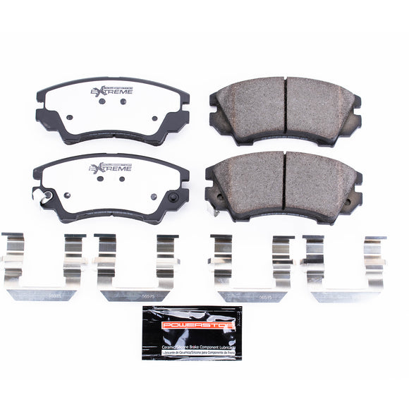 PowerStop Z26 Street Performance Carbon-Fiber Ceramic Brake Pads With Hardware