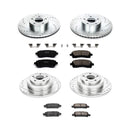 PowerStop Z23 Daily Driver Carbon-Fiber Ceramic Brake Pad and Drilled & Slotted