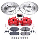 PowerStop Z23 Daily Driver Carbon-Fiber Ceramic Pads Drilled & Slotted Rotor & C