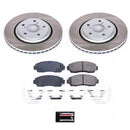 PowerStop Semi-Coated Rotor and Low-Dust Ceramic Brake Pad Kit