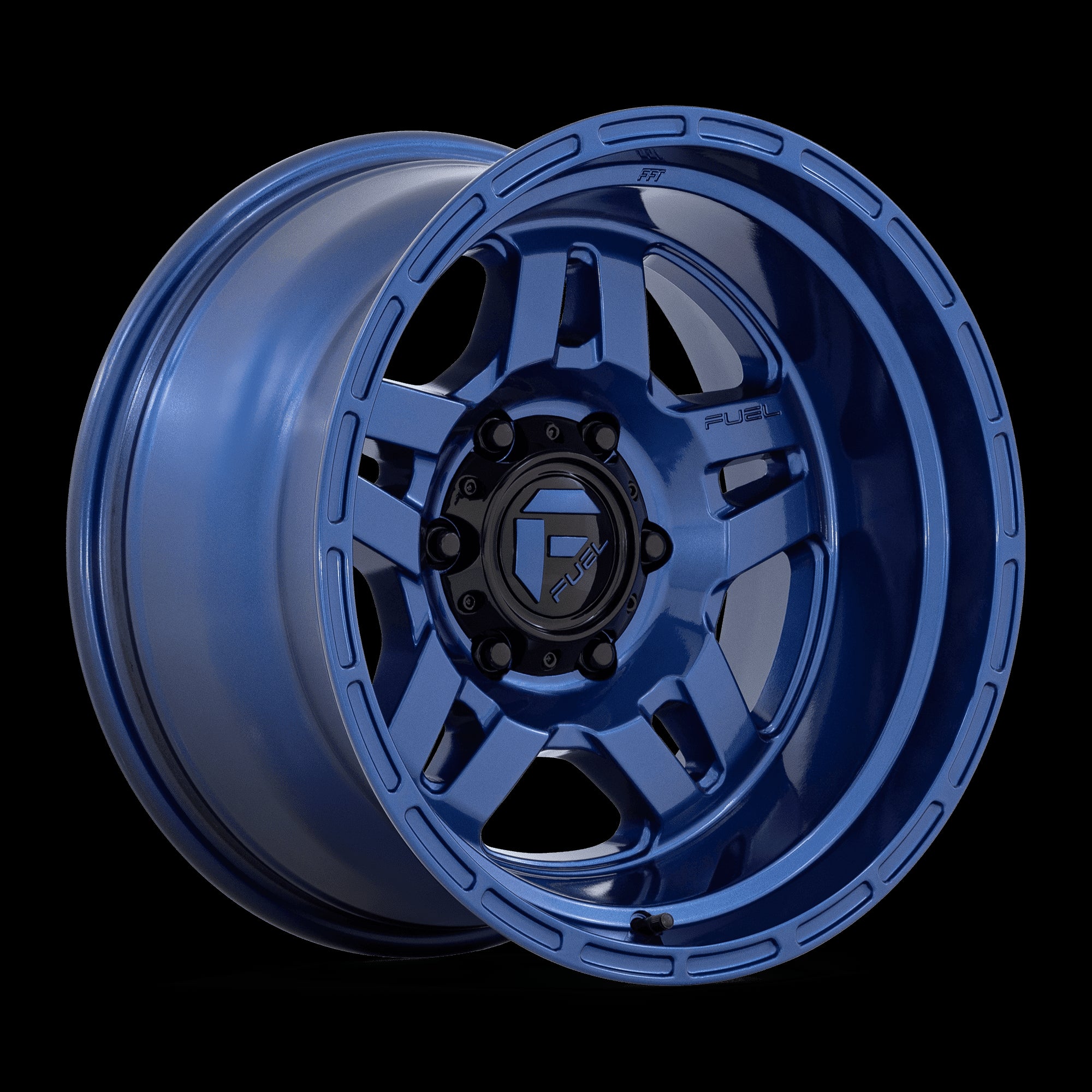 17X9 Fuel 1PC D802 Oxide Dark Blue 6X139.7 6X5.5 ET-38 Wheel Rim