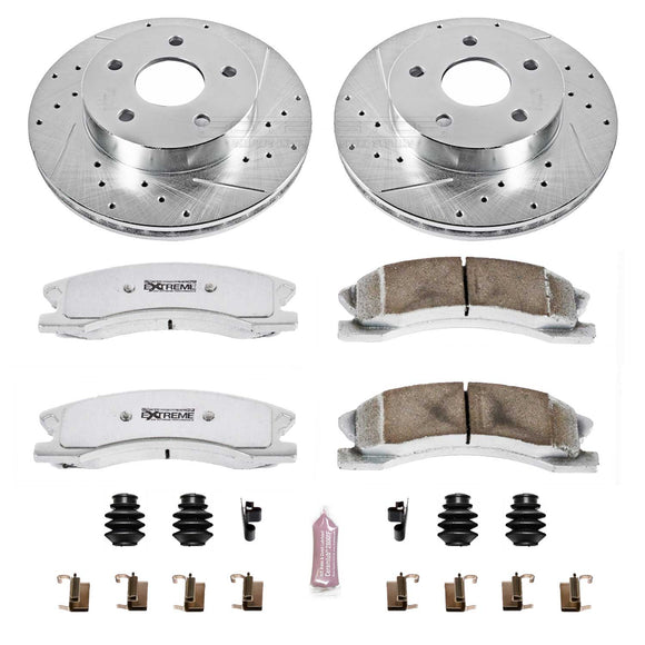 PowerStop Z26 Street Performance Ceramic Brake Pad and Drilled & Slotted Rotor K