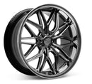 20x8.5 XXR 586 Chromium Black Chrome Lip Wheel 5x112 ET35 CB73.1
