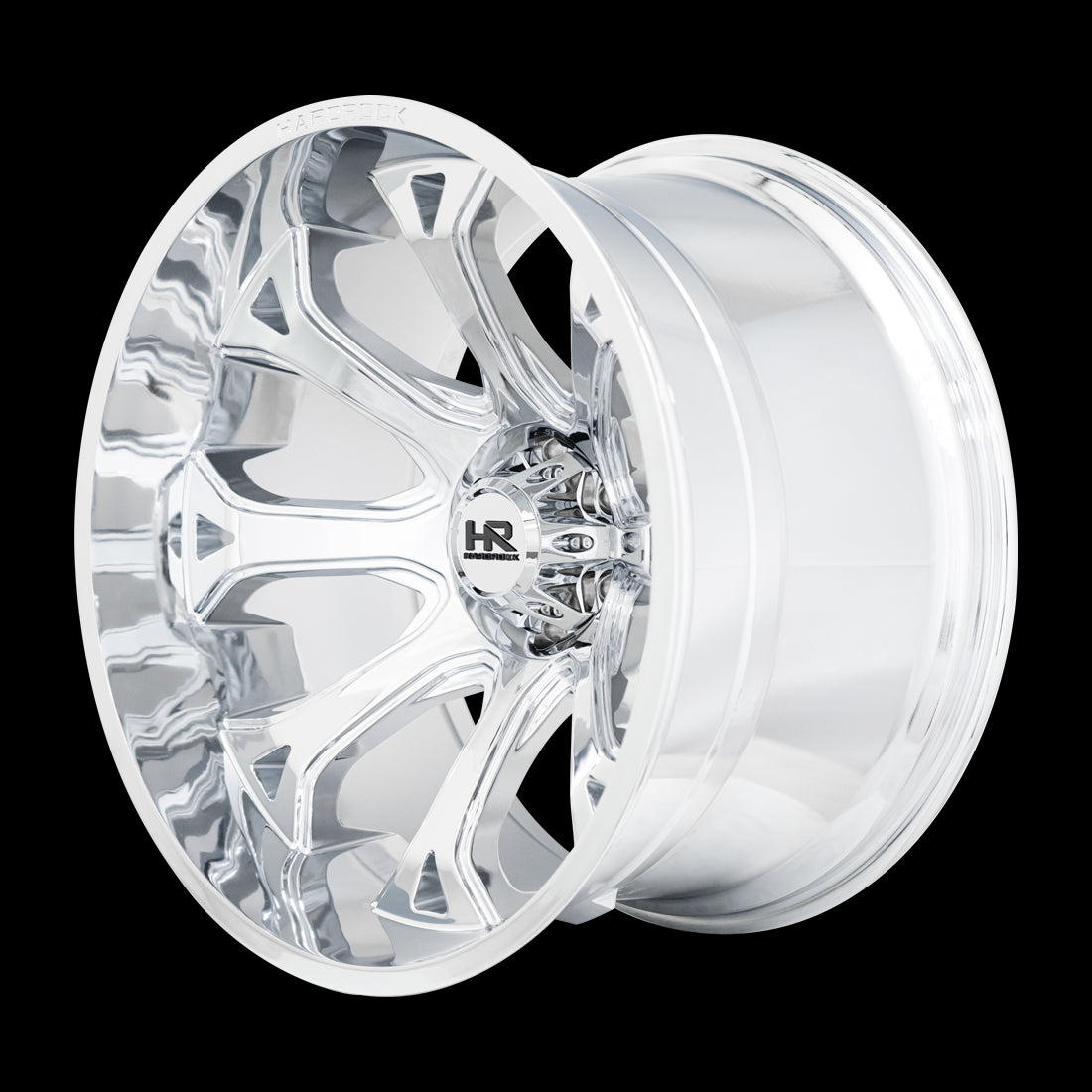 24x14 Hardrock BloodShot Xposed Chrome 6x139.7 ET-76 wheel/rim