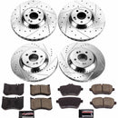 PowerStop Z23 Daily Driver Carbon-Fiber Ceramic Brake Pad and Drilled & Slotted