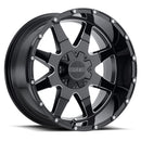 17x9 G-FX TR-12 Gloss Black Milled 5x135/139.7 ET12 wheel/rim