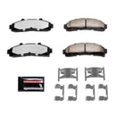 PowerStop Z36 Truck And Tow Carbon-Fiber Ceramic Brake Pads With Hardware