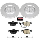 PowerStop Genuine Geomet Coated Rotor and Carbon-Fiber Ceramic Brake Pad Kit