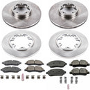 PowerStop OE Stock Replacement Low-Dust Ceramic Brake Pad and Rotor Kit